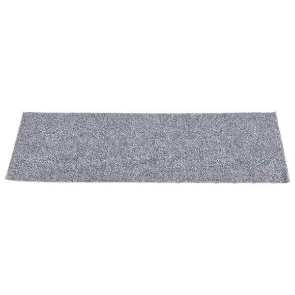 Trappmattor självhäftande 15 st 60x25 cm ljusgrå rektangulära