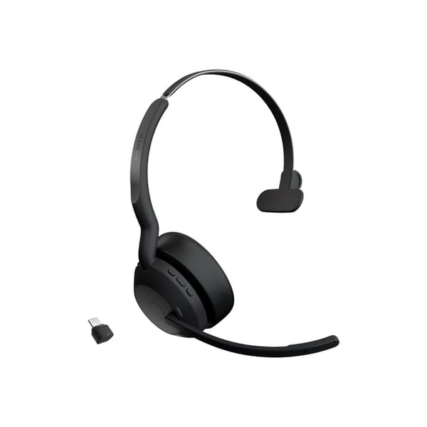 Jabra Evolve2 55 UC Mono - headset - USB-C via Bluetooth-adapter