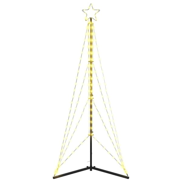 LED julgran 363 LEDs varmvit 182 cm