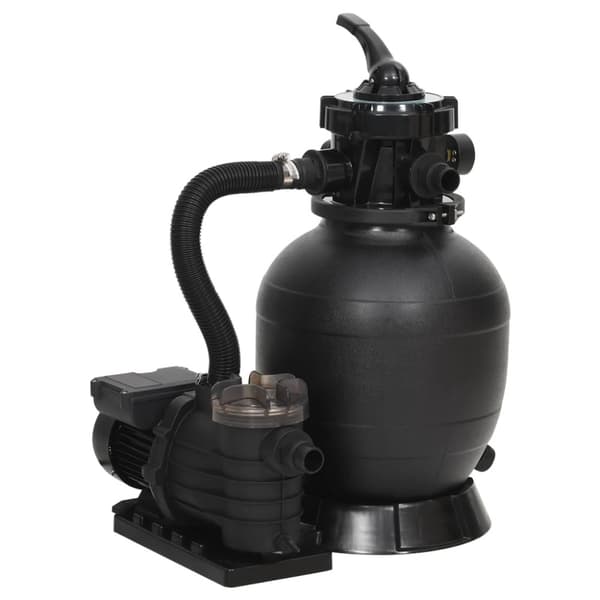 Sandfilter med förfilter svart