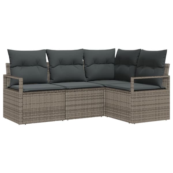 Soffset 4 pcs Grå konstrotting