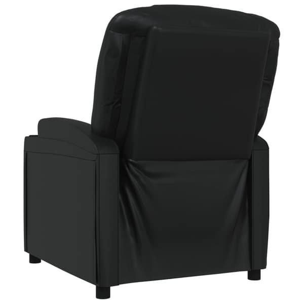 Reclinerfåtölj svart konstläder