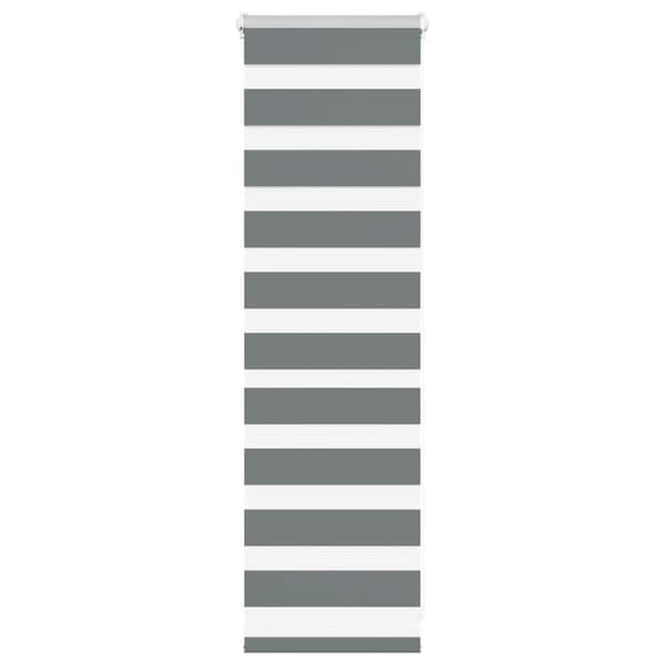 Zebragardin mörkgrå 40x100 cm tyg bredd 35,9 cm polyester