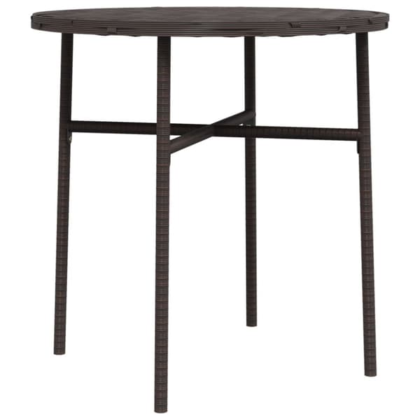 Trädgårdsbord brun 45 cm konstrotting
