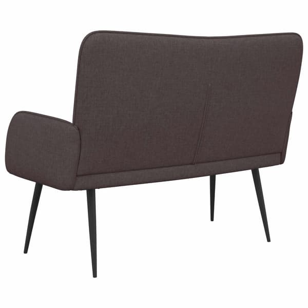 2-sits soffa Mörkbrun 115 x 61 x 87 cm tyg