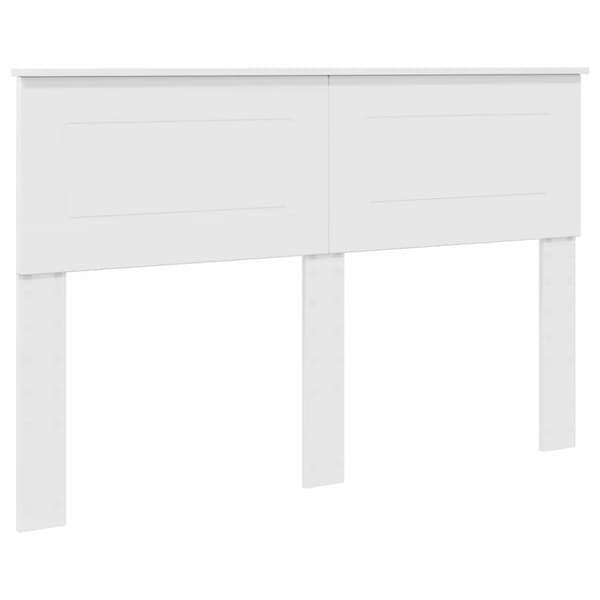 Huvudgavel Glansig Vit 90 cm Konstruerat trä
