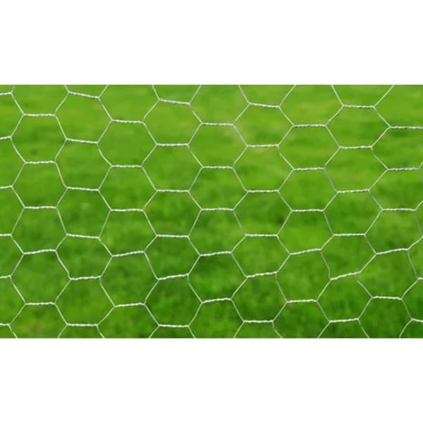 Hönsnät galvaniserat stål 25x0,75 m silver