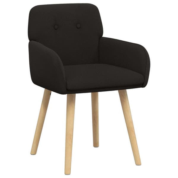 Matstolar 2 pcs Bouclé Svart 59 x 57 x 85 cm