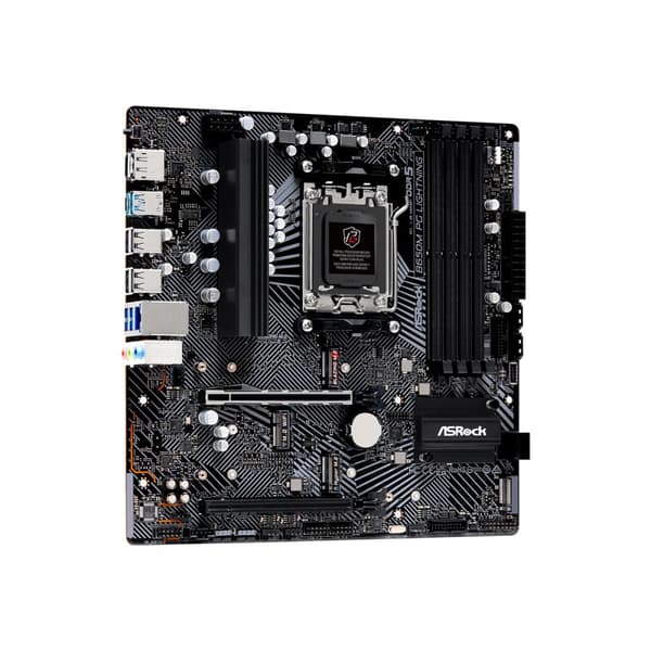 ASRock B650M PG Lightning - moderkort - micro ATX - Socket AM5 - AMD B650