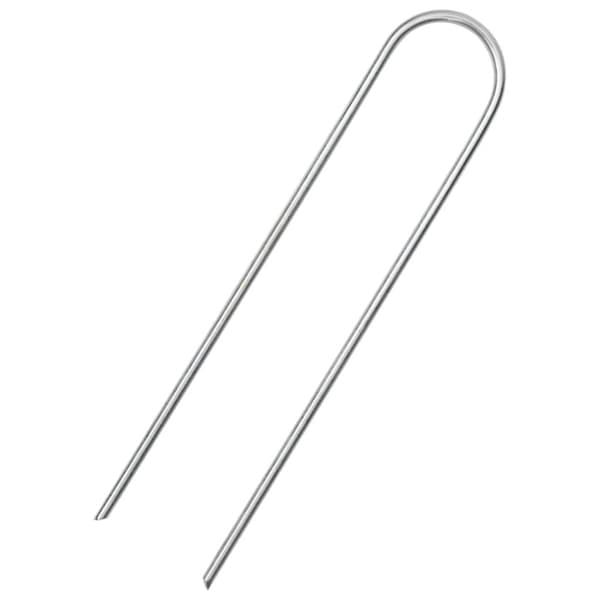 Markpinne U-format 25 st 15x3,5 cm galvaniserat stål