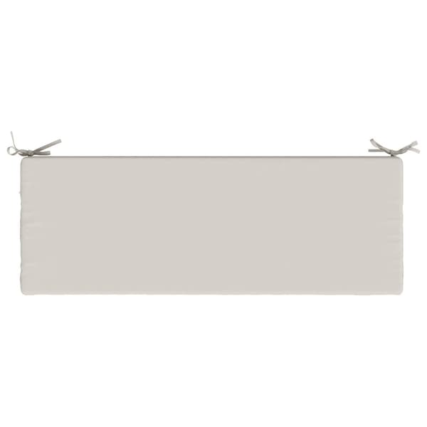 Bänk kudde SOEST 100% Polyester Vit 100 x 40 x 8 cm