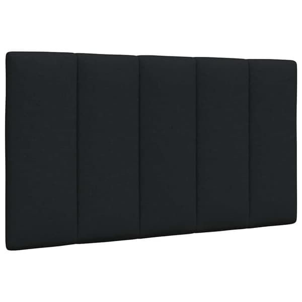 Bed Frame without Mattress "Hanko" Black 90x200 cm Fabric