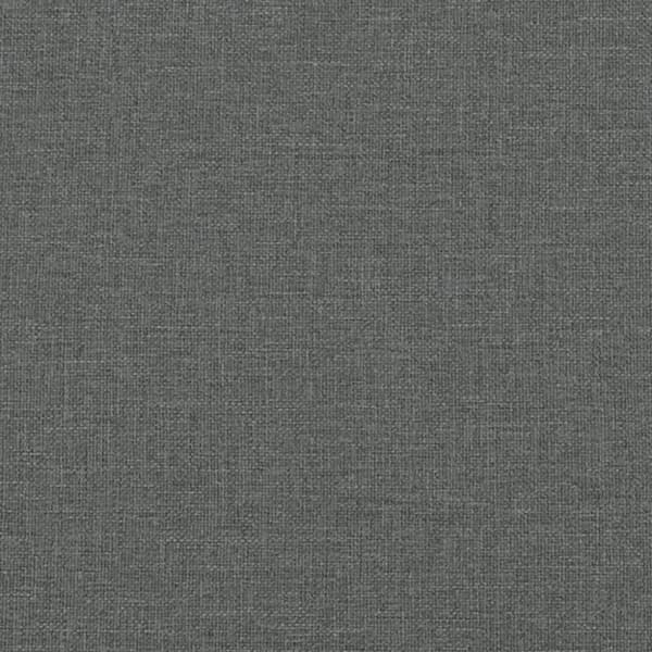 Bed Frame "Dover" Dark Grey 100x200 cm Fabric