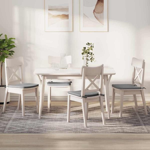 Sittkuddar 4 pcs Moln Grå 40 x 40 x 3 cm tyg