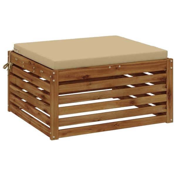 1-delad Sittdyna SOEST 100% Polyester Beige 80 x 80 x 5 cm
