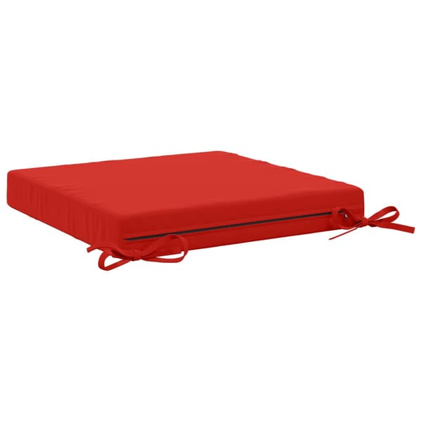 4-delade Sittdynor SOEST 4 st 100% Polyester Röd 40 x 40 x 7 cm