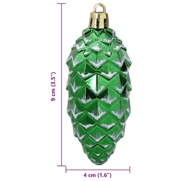 Julgran Kottboll 40 pcs Grön Plast