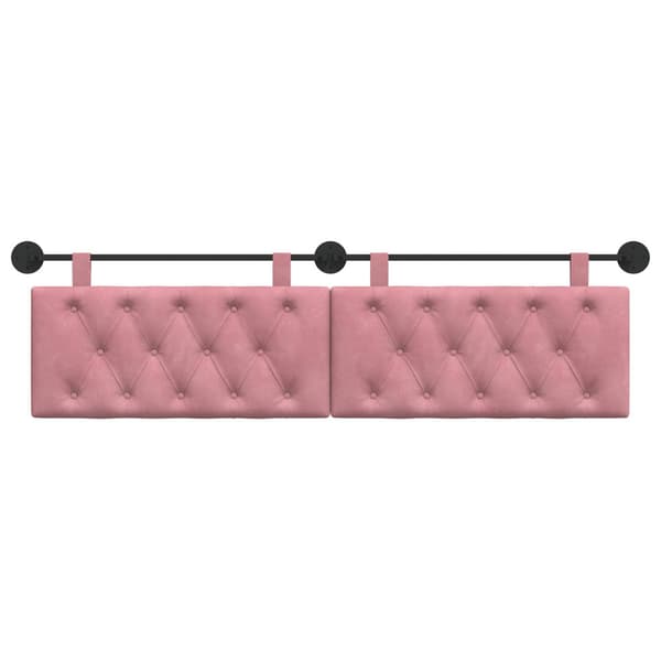 Hängande sänggavel Rosa Sammet
