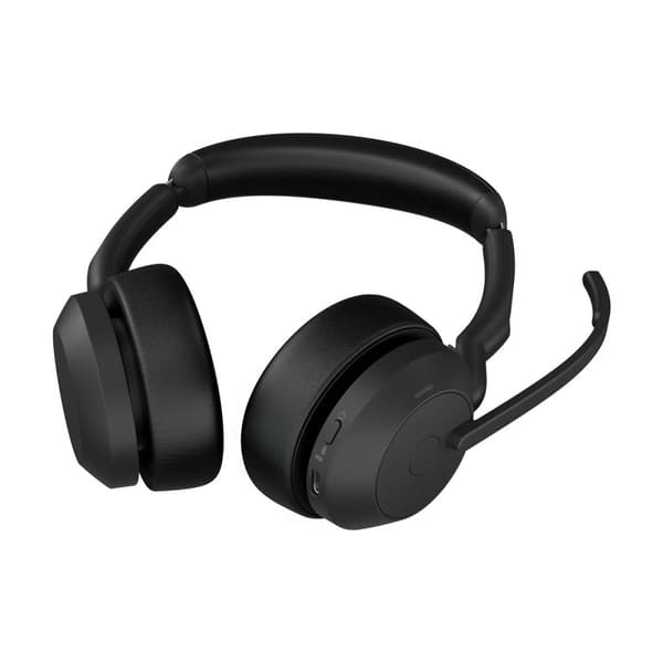 Jabra Evolve2 55 UC Stereo - headset - USB-C, USB-A - med laddningsställ