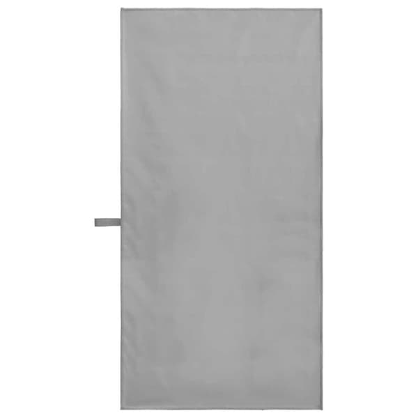 Sporthanddukar 2 pcs Mörkgrå 100 x 50 cm Polyester och polyamid