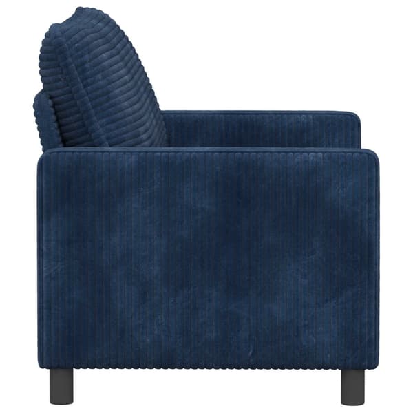 Soffa Mörkblå 126 x 81 x 87,5 cm Polyester