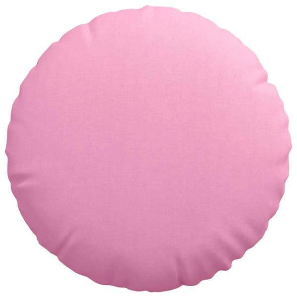 Sittkuddar 2 pcs Rosa Ø50 x 19 cm tyg