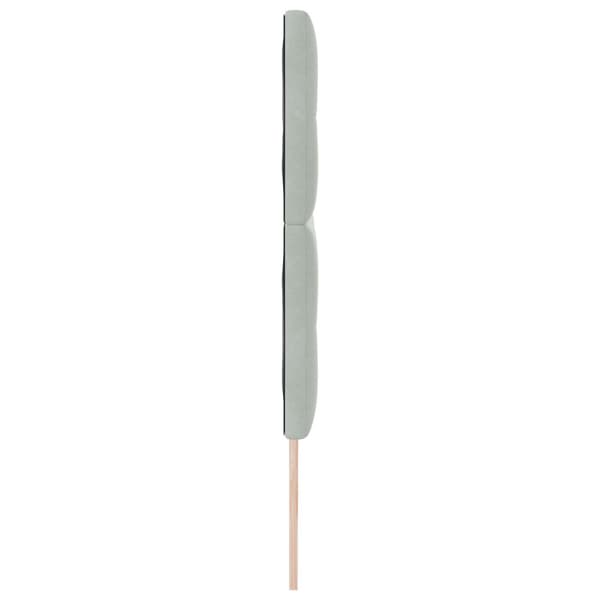 Huvudgavel Ljusgrå 180 cm Sammet