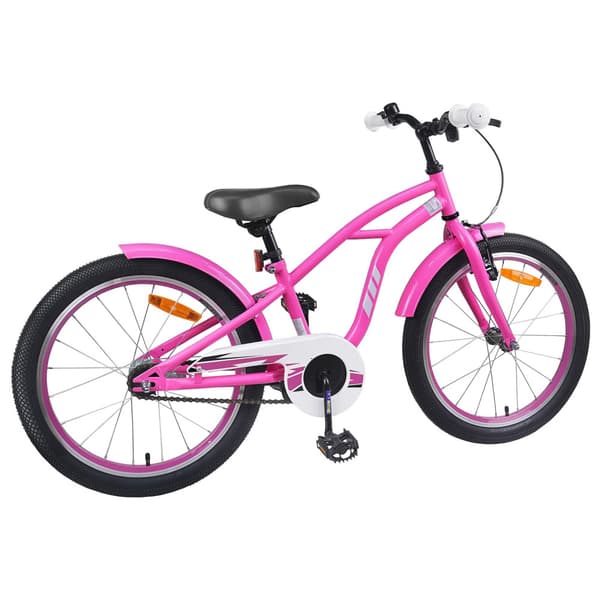 Barncykel 22 Tum 7-12 Mörkrosa