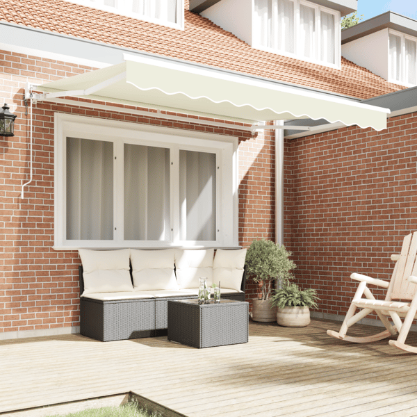Markisram Kräm 250 x 200 cm Polyester med PU-beläggning
