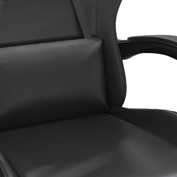 Gamingstol svart konstläder