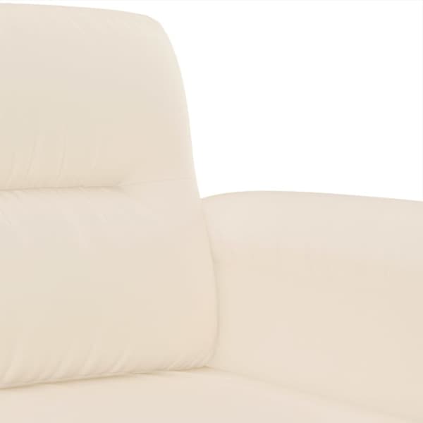 2-sitssoffa Beige 120 cm mikrofibertyg