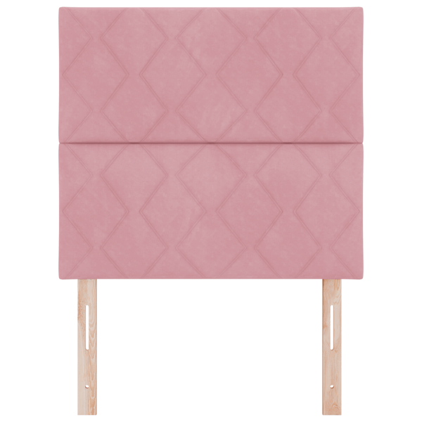 LED huvuddyna Rosa 90 cm Sammet