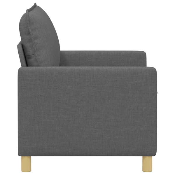 Soffa Mörkgrå Tyg