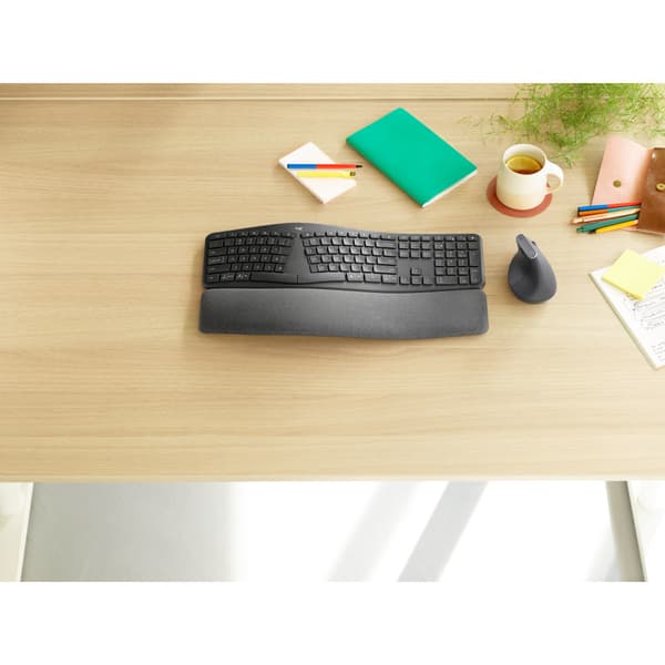Logitech K860 for Business tangentbord Bluetooth Nordic grafit