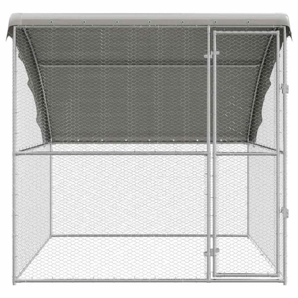 Hönshus Silver 2 x 2 x 2 m Galvaniserat Stål