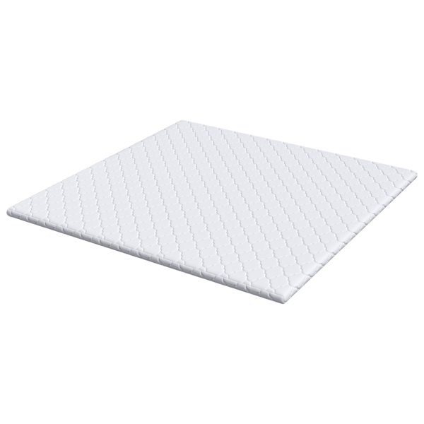 Kokostopper Vit 200 x 200 cm Jacquardtyg
