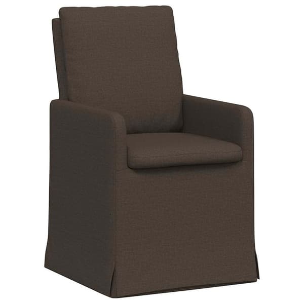 Matstolar 2 pcs Mörkgrå 57 x 67 x 98 cm Linne
