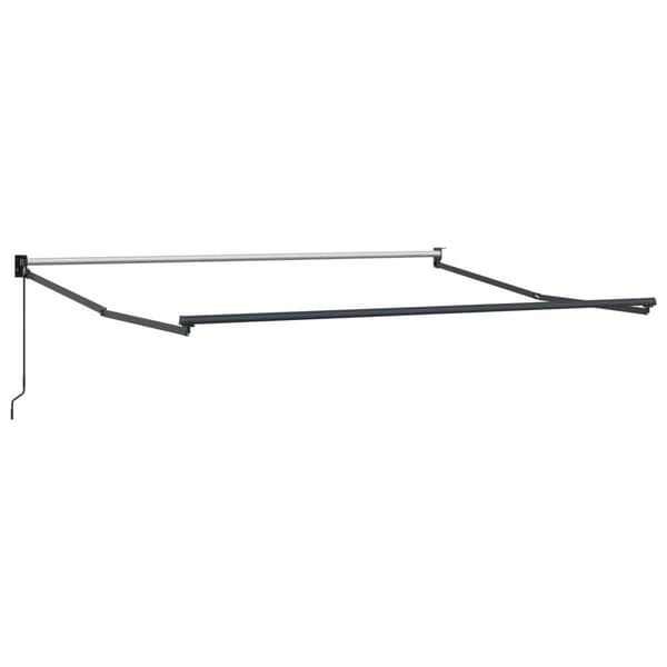 Utdragbar markis Sand 4 × 3 m 100% Polyester och Aluminium