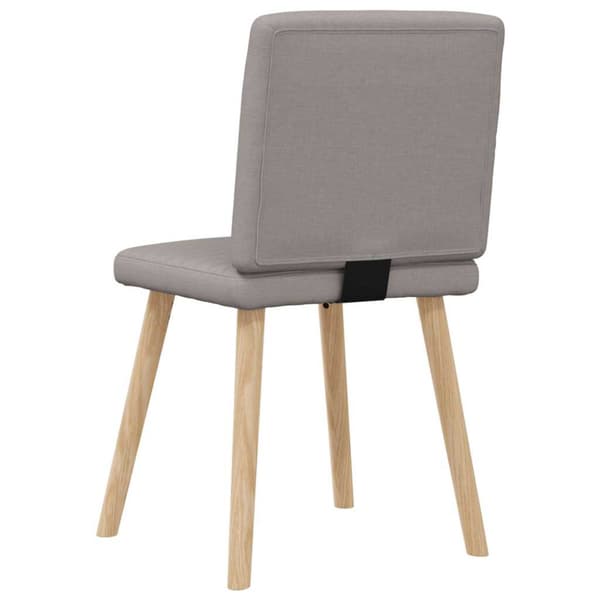 Matstolar 4 st taupe tyg