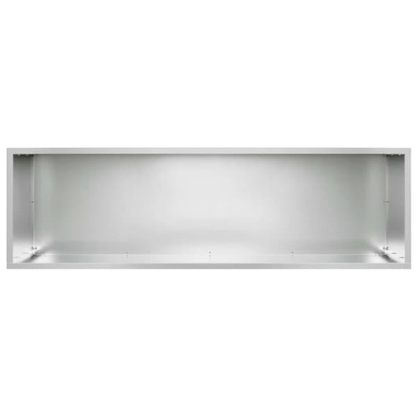 Trädgårdsplanterare Silver 100 x 30 x 50 cm Galvaniserat stål