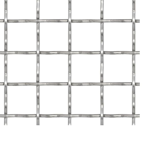 Nätpanel rostfritt stål 100x85 cm 21x21x2,5 mm