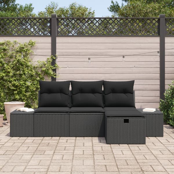 Soffset med kudde 4 pcs konstrotting