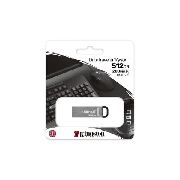 Kingston DataTraveler Kyson - USB flash-enhet - 512 GB