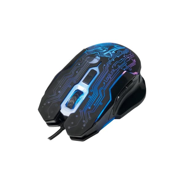 LogiLink Gaming - mus - USB - svart