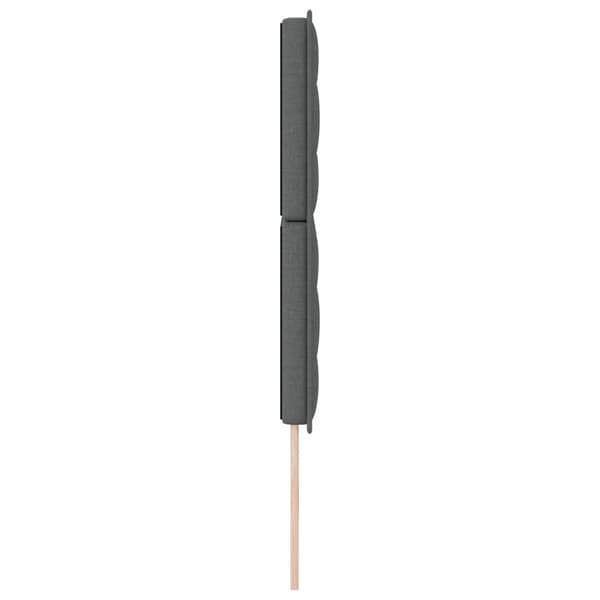 Huvudgavel Mörkgrå 144 cm tyg