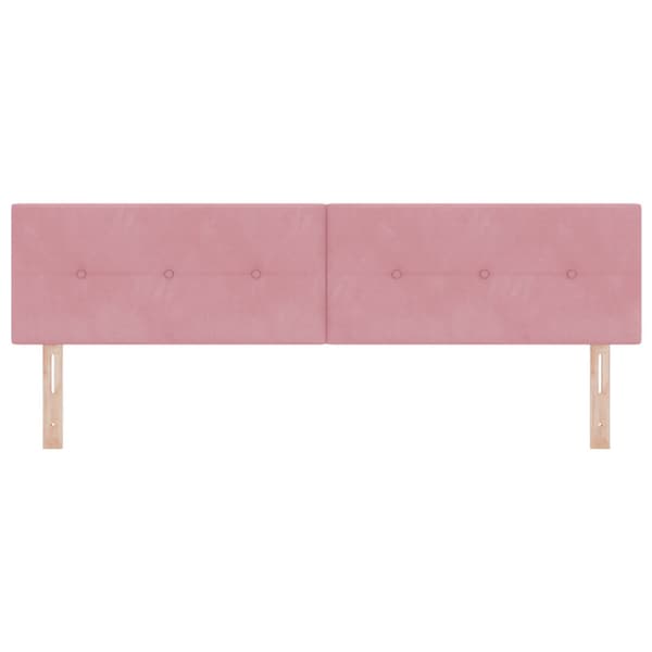 Huvudgavel Rosa 180 cm Sammet