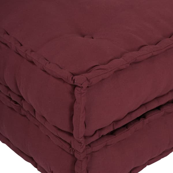 Modulsofa enhet 2 pcs Bordeaux 140 x 70 x 36 cm Tyg