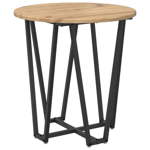 Sidobordsset 2 pcs Artisan Ek och Svart
