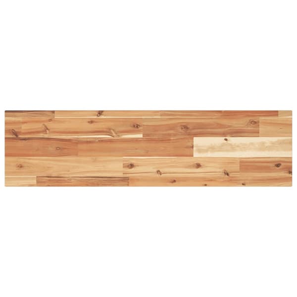 Bordsskiva rektangulär 100x20x2 cm massivt akaciaträ