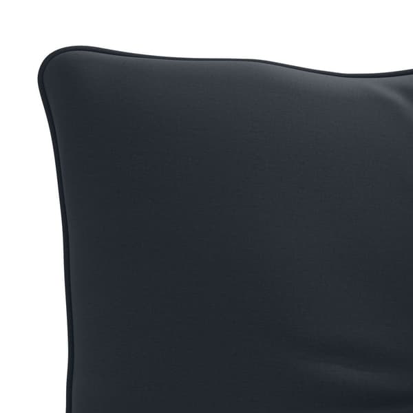 Ryggkudde PUTTEN 100% Polyester Mörkblå 70 x 40 x 10 cm